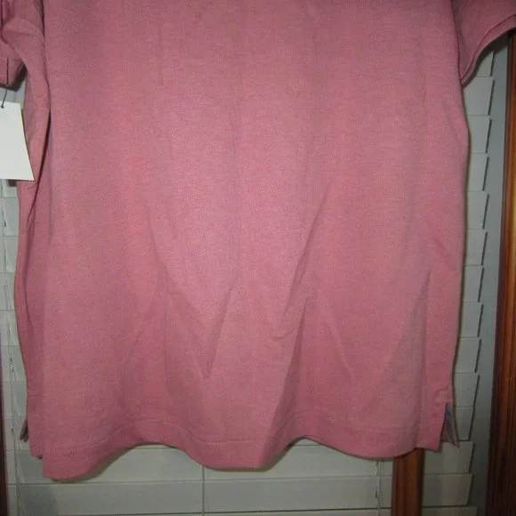 Van Heusen Polo Shirt Men's Regular Fit Stain Shield NEW Red - Picture 5 of 5